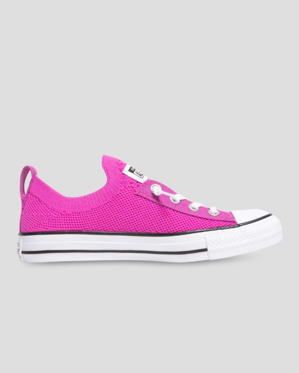 Converse Chuck Taylor All Star Shoreline Knit Slip Lyserød Sko Danmark - Converse Lave Sneakers Dame